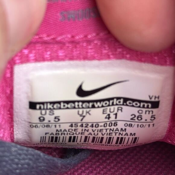 Nike Dual Fusion ST2 Women's Sz 9.5 Gray Pink Low Top Lace Up Running Sneakers - Picture 6 of 11